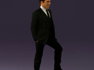 man in suit 0413 3D Model