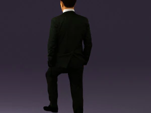man in suit 0413 3D Model