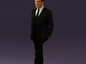 man in suit 0413 3D Модель