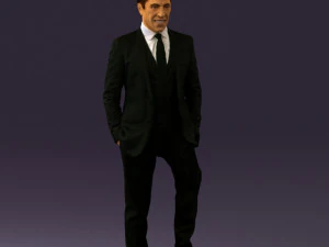 man in suit 0413 3D Model