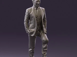 man in suit 0413 3D Model