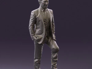man in suit 0413 3D Model