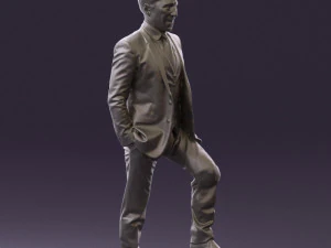 man in suit 0413 3D Model