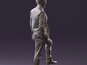 man in suit 0413 3D Model