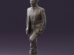 man in suit 0413 3D Model