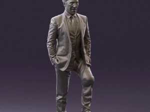 man in suit 0413 3D Model