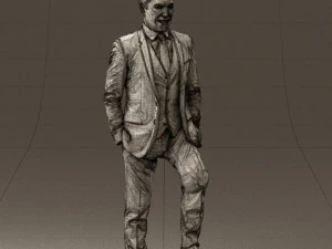 man in suit 0413 3D Model