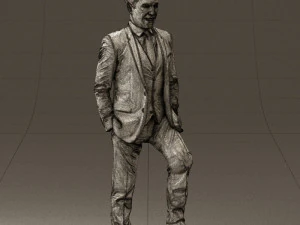 man in suit 0413 3D Model