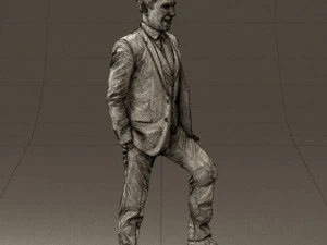 man in suit 0413 3D Model