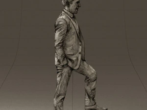 man in suit 0413 3D Model