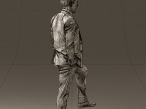 man in suit 0413 3D Модель
