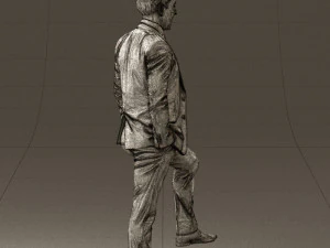 man in suit 0413 3D Model