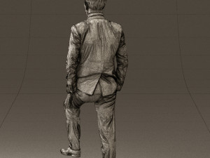 man in suit 0413 3D Модель
