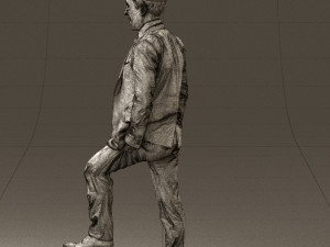 man in suit 0413 3D Модель