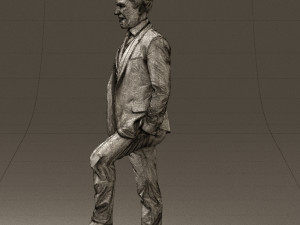 man in suit 0413 3D Модель