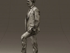 man in suit 0413 3D Model