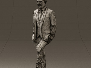 man in suit 0413 3D Модель