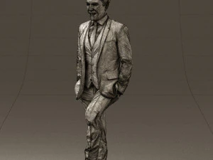 man in suit 0413 3D Model