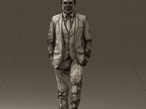 man in suit 0413 3D Модель