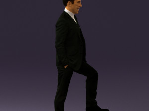 man in suit 0413 3d print ready Modelo de Impressão 3D