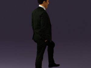 man in suit 0413 3d print ready Modelo de Impressão 3D