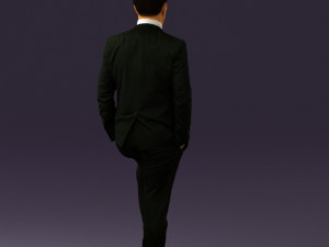 man in suit 0413 3d print ready Modelo de Impressão 3D