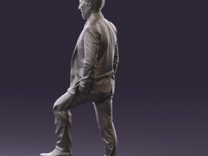 man in suit 0413 3d print ready Modelo de Impressão 3D