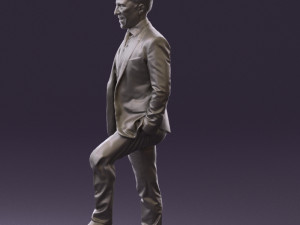 man in suit 0413 3d print ready Modelo de Impressão 3D