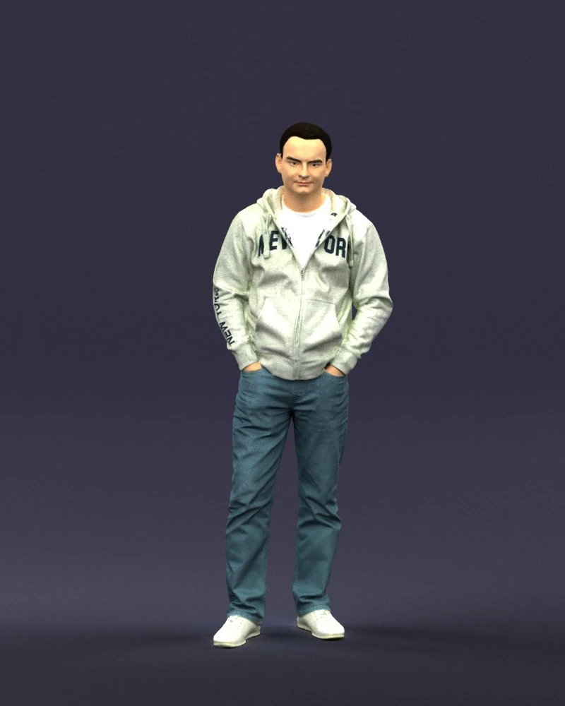 rupled man 0414 3D Model .c4d .max .obj .3ds .fbx .stl .blend 