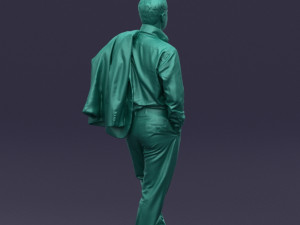 legs cross man 0417 3D Model