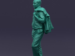 legs cross man 0417 3D Model