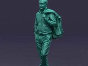 legs cross man 0417 3D Model