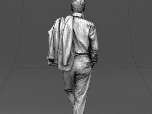 legs cross man 0417 3D Model