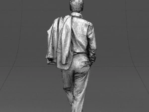 legs cross man 0417 3D Model