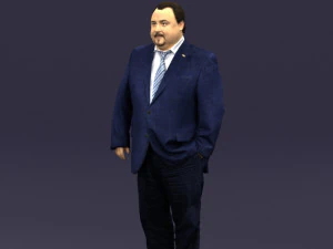 tie man 0418 3D Model