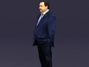 tie man 0418 3d print ready 3D Baskı Modeli