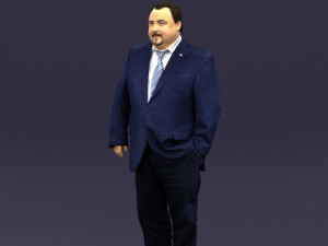tie man 0418 3d print ready 3D Baskı Modeli