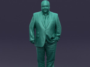 tie man 0418 3d print ready 3D Baskı Modeli