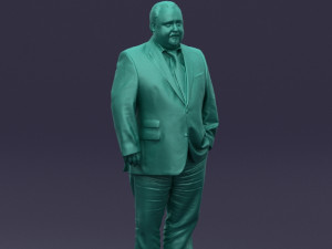 tie man 0418 3d print ready 3D Baskı Modeli