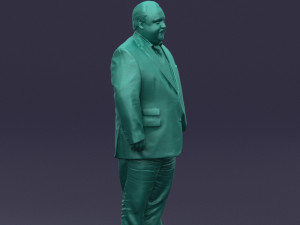 tie man 0418 3d print ready 3D Baskı Modeli
