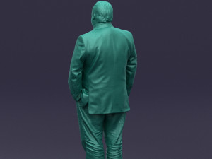 tie man 0418 3d print ready 3D Baskı Modeli