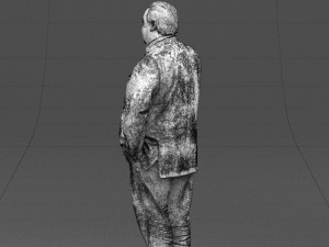 tie man 0418 3d print ready 3D Baskı Modeli