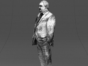 tie man 0418 3d print ready 3D Baskı Modeli