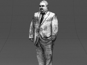 tie man 0418 3d print ready 3D Baskı Modeli