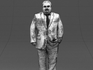 tie man 0418 3d print ready 3D Baskı Modeli