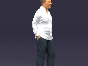 hand in pocketman 0420 3D Model