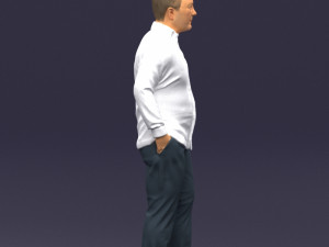 hand in pocketman 0420 3D Model