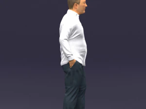 hand in pocketman 0420 3D Model