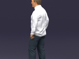 hand in pocketman 0420 3D Model