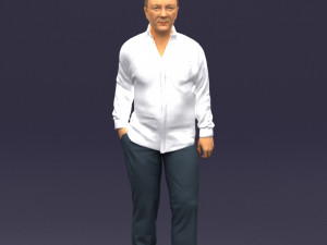 hand in pocketman 0420 3D Model